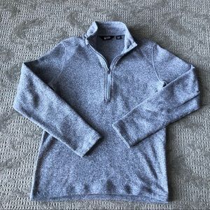 NWOT Men's Eastern Mountain Sports Quarter Zip Sweater size Small in Gray